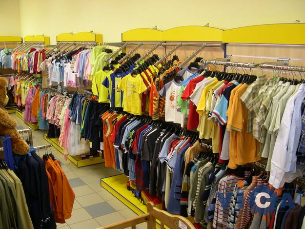 29 Оборудование для магазина одежды для детей "12 Месяцев"