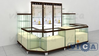 60 Дизайн пристенного павильона для продажи парфюмерной продукции